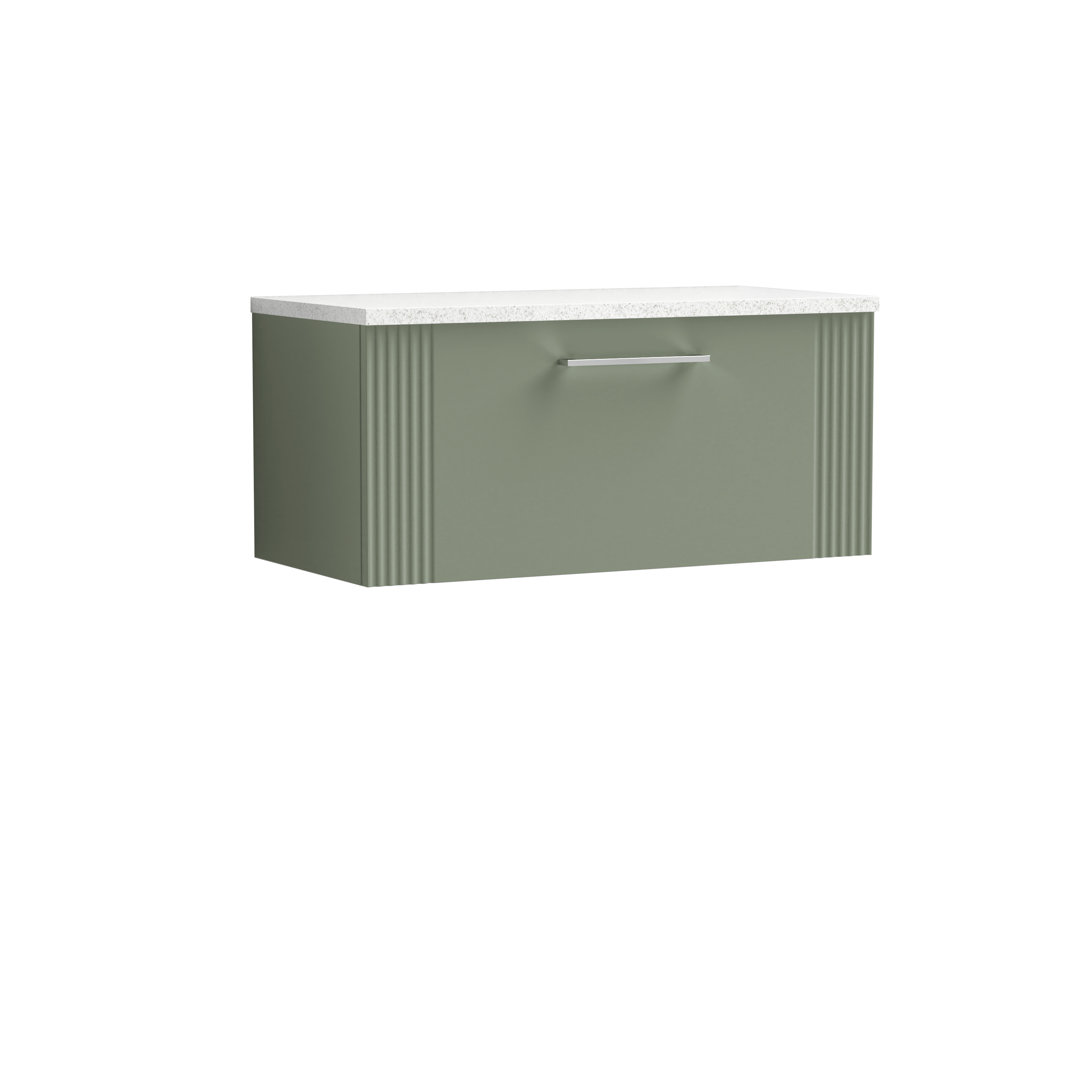 Deco 800mm Wall Hung Single Vanity Unit