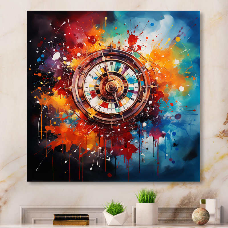 «Casino Royale Roulette V» - impression, Toile tendue, H 16 po x l 16 po x P 1 po