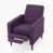 Polyester mauve est en rupture de stock