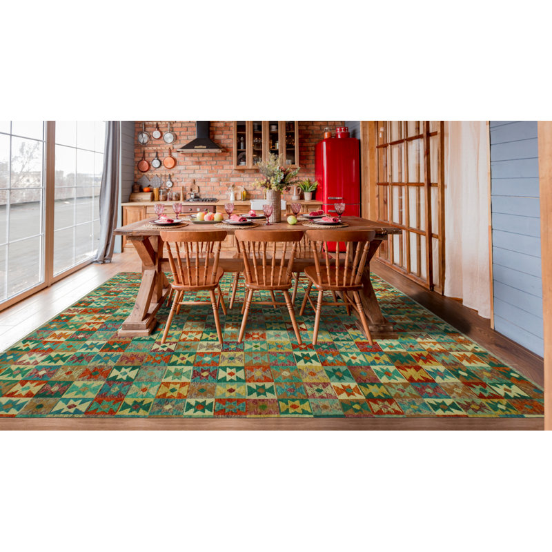 Kayleah One-of-a-Kind 8'2 x 9'6 New Age Rectangle Wool Area Rug in