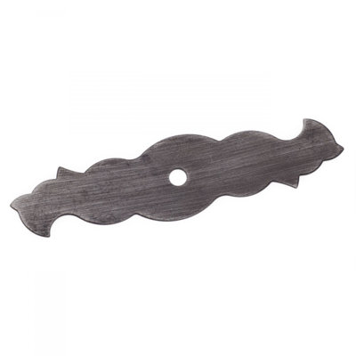 BP Series Curvy Single Hole Knob Backplate