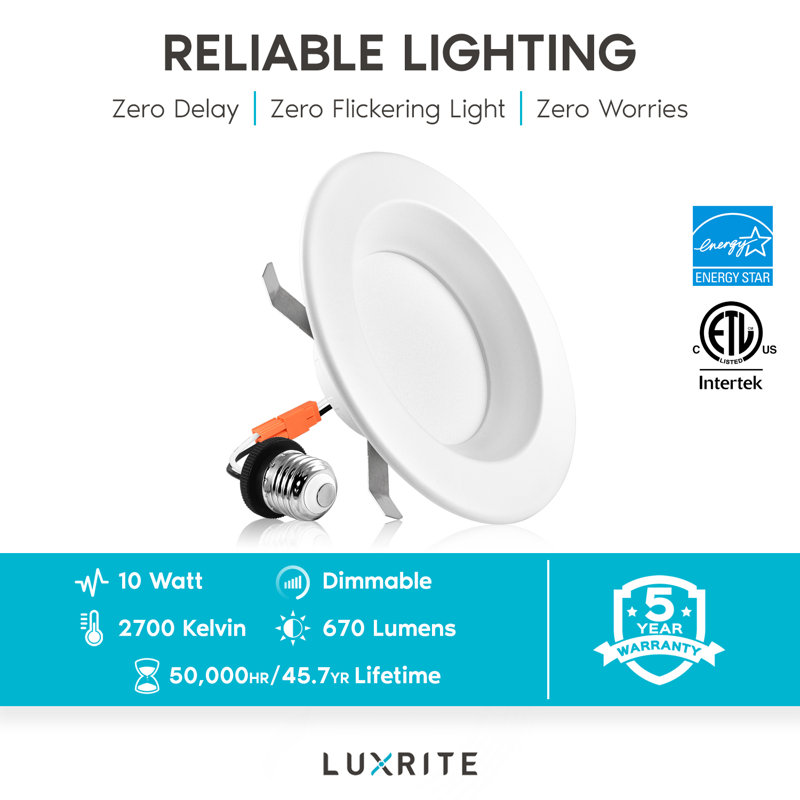 4 in. Dimmable LED Retrofit