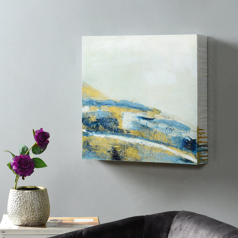 Austin Allen James - Abstract Acrylic Painting 9 - 16" x 16" - Frameless