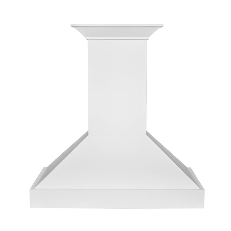 ZLINE 30 in. Wooden Wall Mount Range Hood in Smooth Bright White Finish