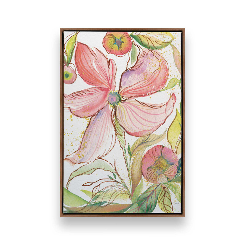«Spring Shimmer» par Kristy riz, reproduction d'art, Brun, H 24 po x l 18 po