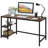 Wooden Computer Desk with Adjustable Shelf-1248003842-1248003843