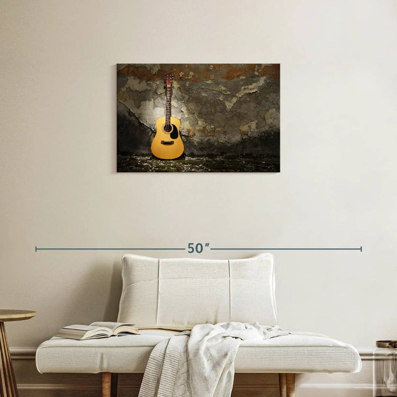 Guitare acoustique Abarca Grunge, H 20 po x l 30 po