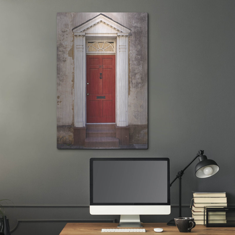 «Red Door» par AKG, H 36 po x l 24 po