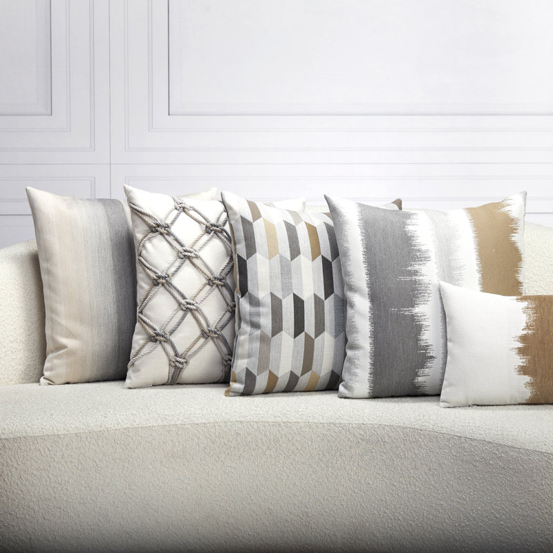 Chiseled Outdoor Square Sunbrella® Pillow Cover & Insert, 20"H x 20"W