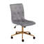 Chaise de bureau ergonomique en velours-1853611477