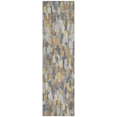 Machine Washable Indoor/Outdoor Chantille ACN2451 Casual Rug