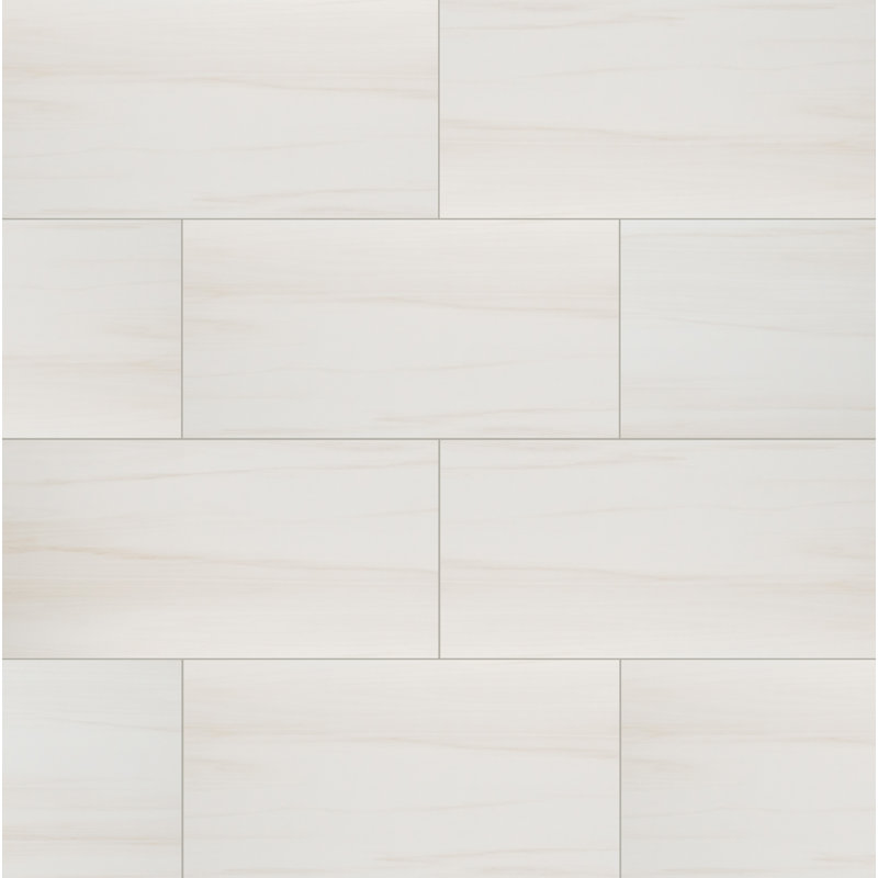 Castella Cambria Subway 6 in. x 12 in. Polished Marble Floor and Wall Tile