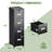 Metal File Storage Cabinet With 4 Drawer And Lock,office Home File Cabinet With Name Card Holder For A4 Letter/legal Size, 14.96" W X 17.72" D X 54.13" H, Assembly Required-335620937