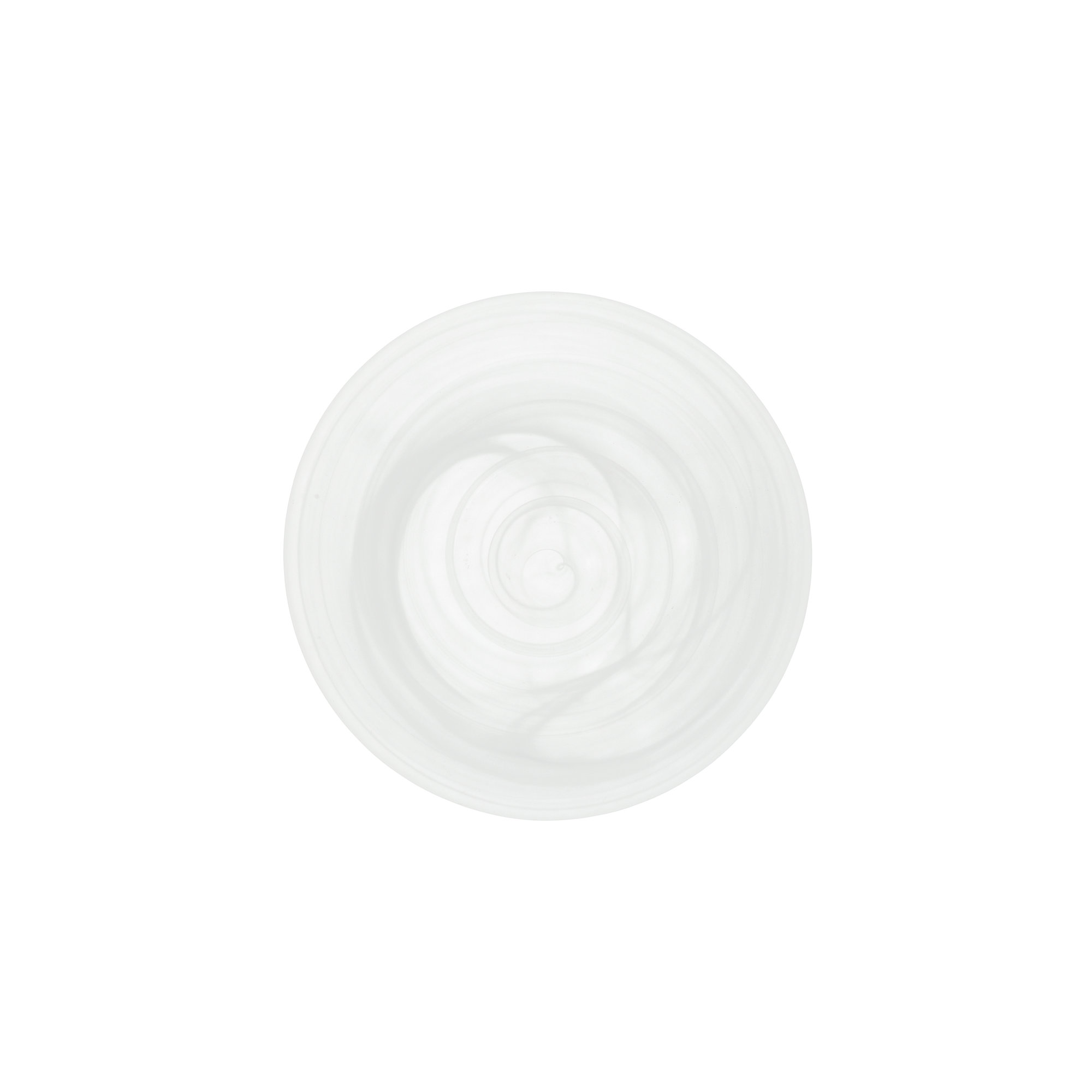 La Jolla Glass Dinnerware 8.25" Dessert Plate, White