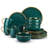 Colour 16 Piece Handmade Ceramic Dinnerware Set - Service for 4-1700407051