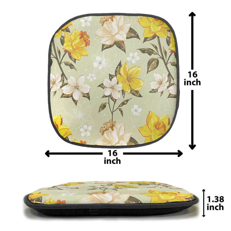Outdoor 1.38'' Dining Chair Seat Cushion