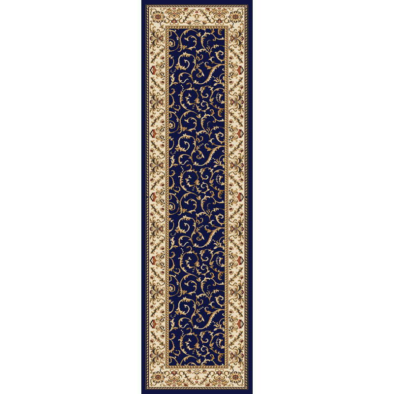 Tapis bleu marine Weisgerber, Tapis de couloir : 2 pi 2 po x 7 pi 7 po