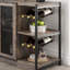 Bar à vin avec rangement et porte-bouteilles