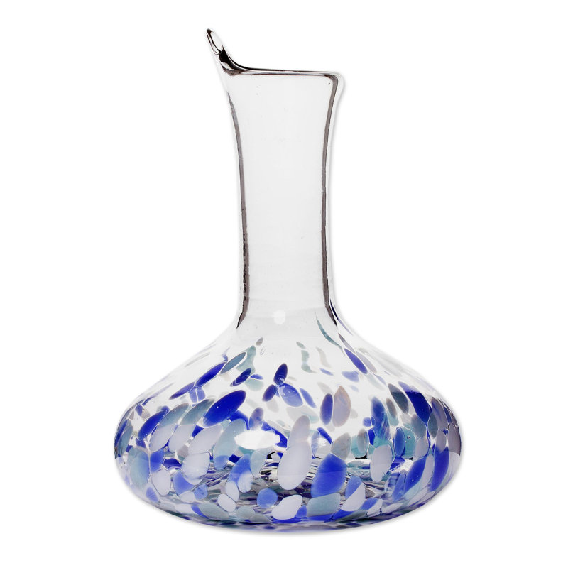 Décanteur en verre soufflé à la main Red Barrel Studio®
