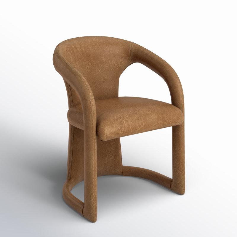 Archie Upholstered Arm Chair, Tan