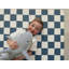 Tapis de jeu pour bébé Little Bot (tapis Ofie, damier Oceanview et plantes)