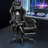 N-GEN Adjustable Reclining Ergonomic Faux Leather Swiveling PC & Racing Gaming Chair with Footrest-971414309