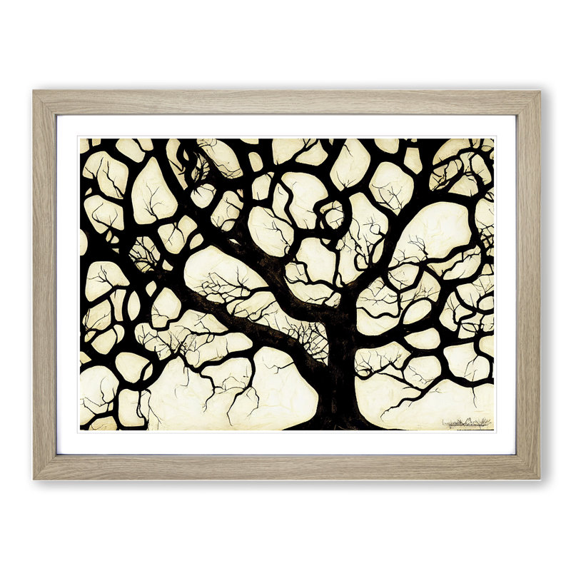 A Towering Tree - Framed Print, Oak, 46cm H x 64cm W x 2cm D