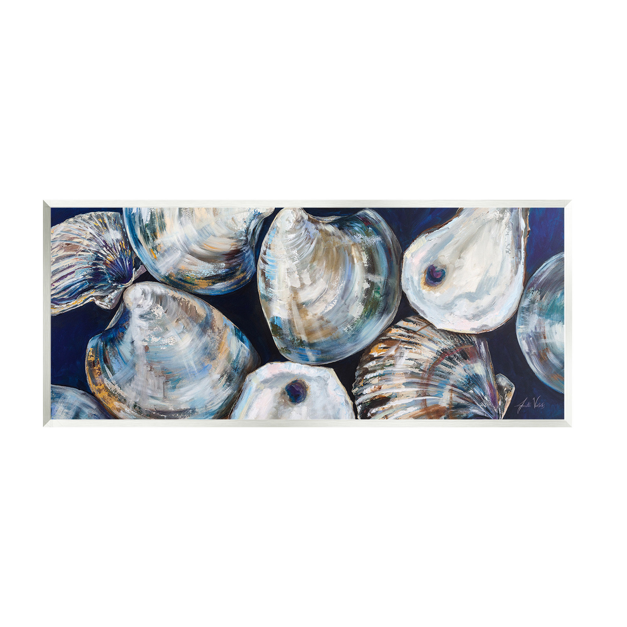 Winston Porter Various Sea Clams Wall Plaque Art by Jeanette Vertentes ...