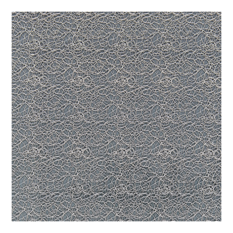 Modern Luxury Modern Lace Fabric, Fog