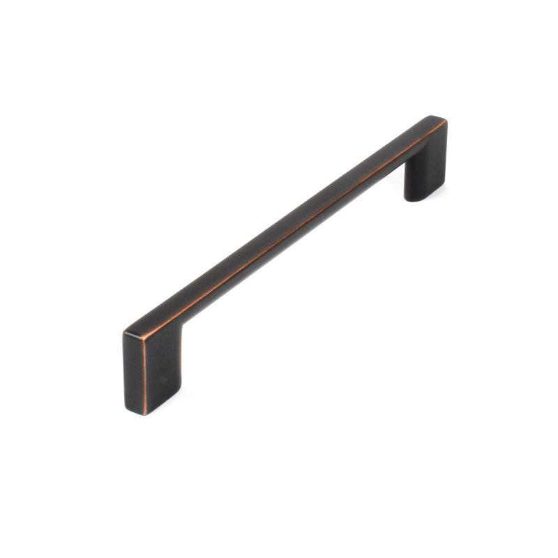 Poignée barre 6 5/16" au centre Builder's, Bronze régent / Cuivre, H 1,06 po x l 7,56 po x P 0,75 po
