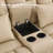 RV Loveseat Recliner Sofa with Console, Dual Reclining Seats Home Theater Seating with Cup Holders, Faux Leather Manual Recliner Couch with Storage Pocket, Split Back Adjustable 95°–150°-241821801