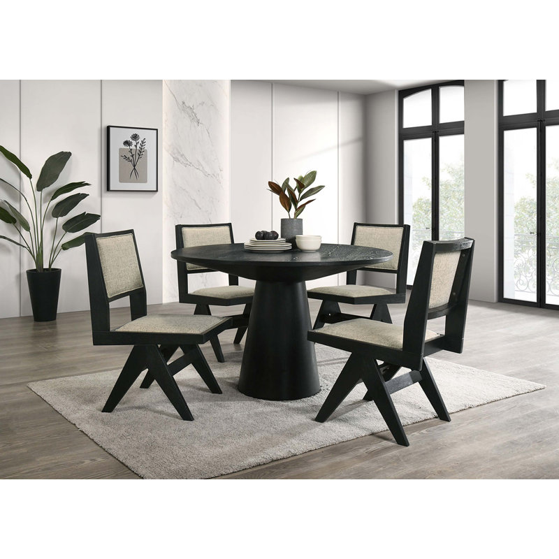 Ensemble de salle à manger 5 pièces Contemporary, H 30 po x L 48 po x l 48 po