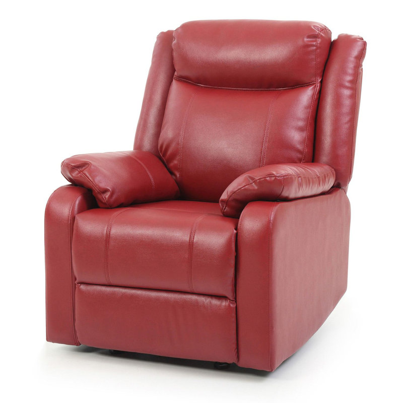 Fauteuil inclinable Ward, rouge, Rouge
