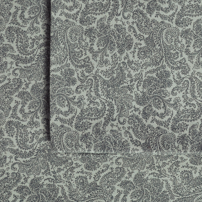 Flannel Paisley Sheet Set, California King