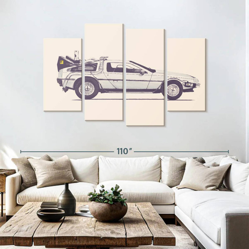 Meor Delorean, H 54 po x l 84 po