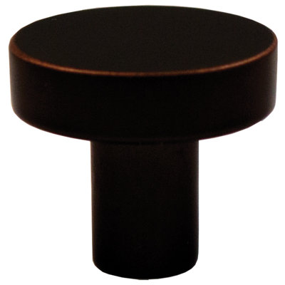 Contemporary Round 1" Diameter Mushroom Knob