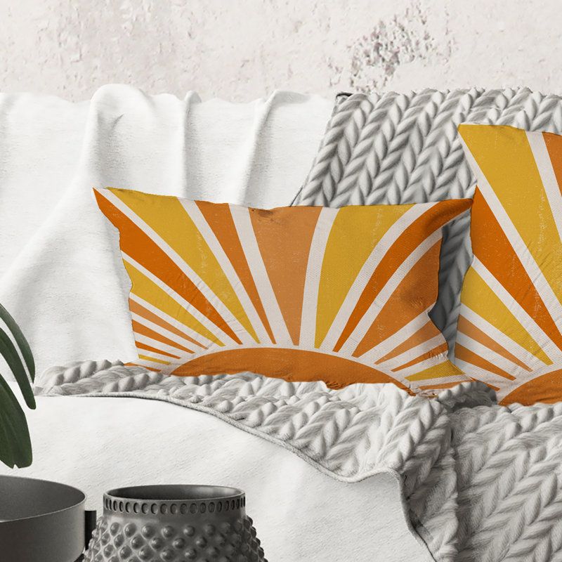 Abstract Throw Pillow