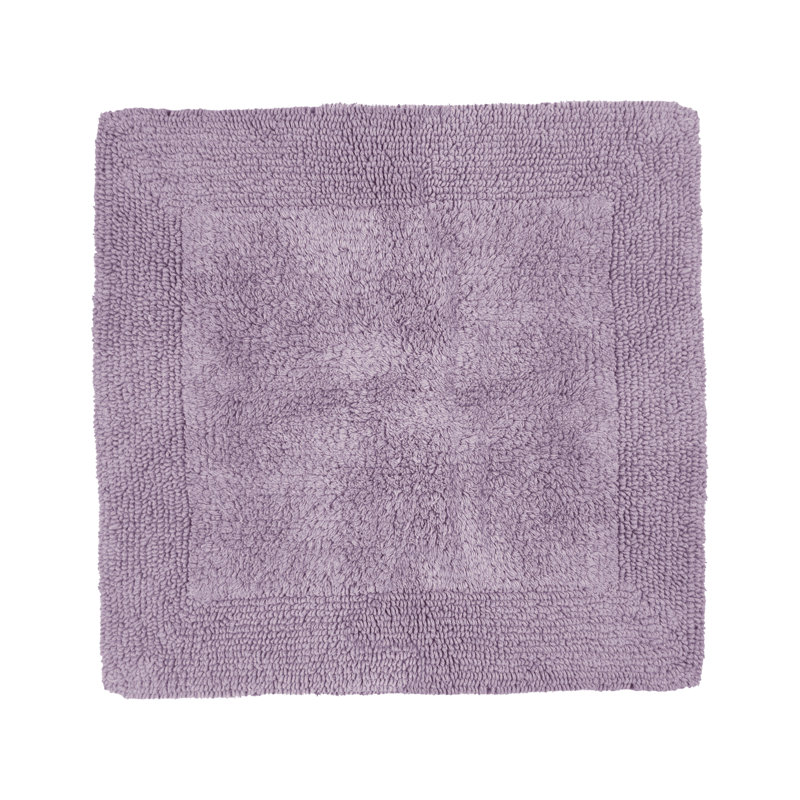 Nagelly Reversible Square Bath Mat, Heather