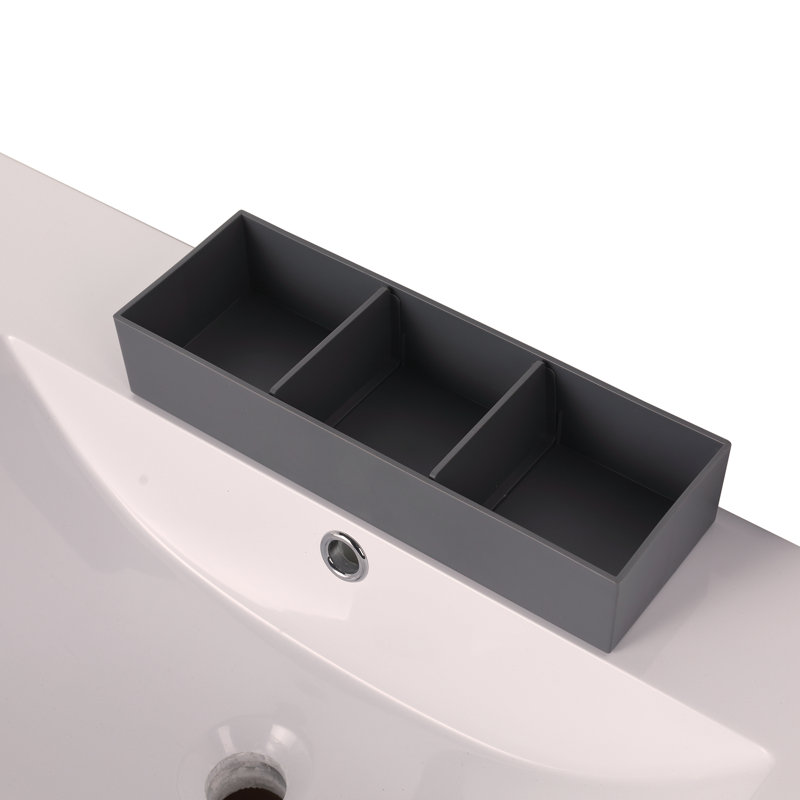 Meuble-lavabo 30 po avec comptoir en gel, tiroir