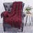 Cable Tweed Knit Throw Blanket-786868116-779535571