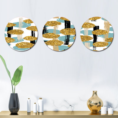 Abstract Wall Decor on Metal