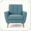 Fauteuil club Mid Century-1664038949