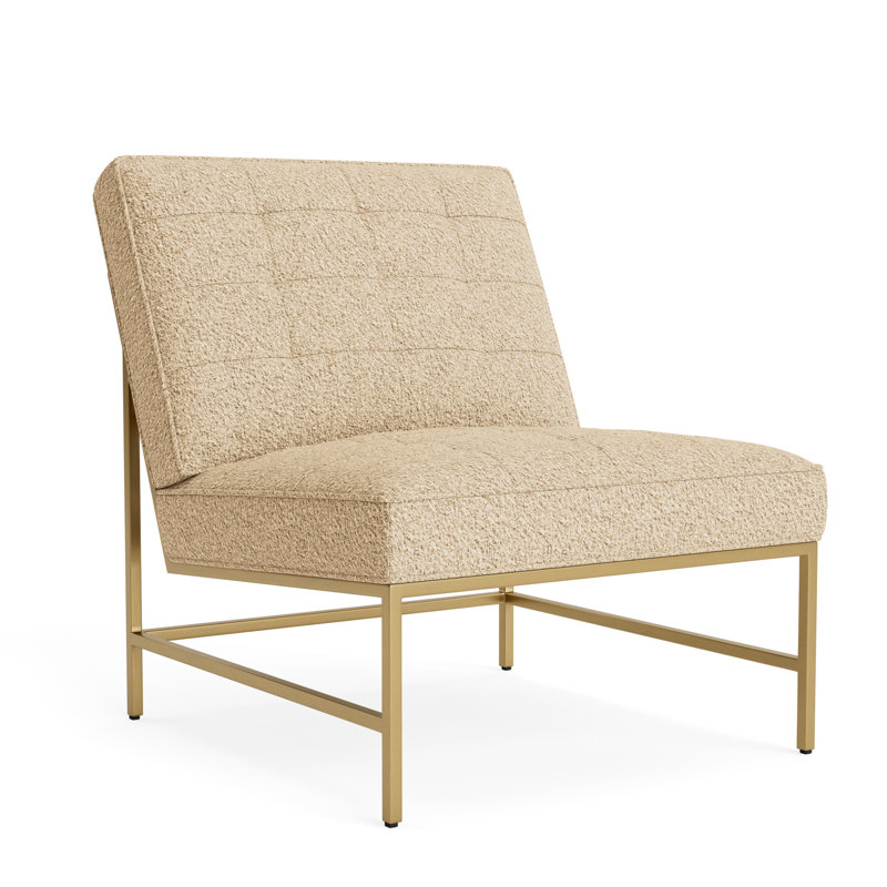Major Chair, Brushed Brass, Berber - Dune