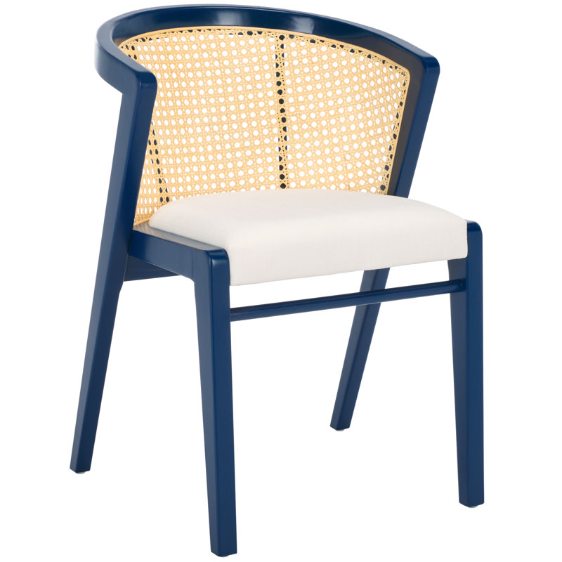 Fauteuil rembourré Beltre, Bleu marine