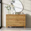 Commode de chambre avec 6 tiroirs Lysiane, commode en bois-1845116670