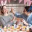 Easter Party Supplies for Easter Cake Decorations, 24pcs Bunny Cupcake Toppers