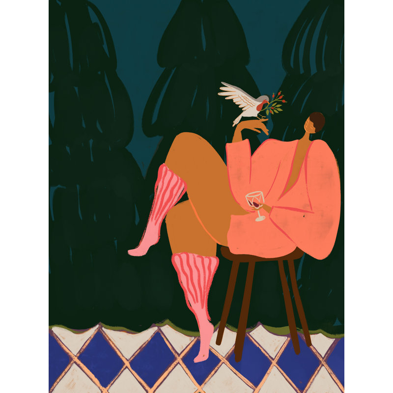 «A Lil Birdy Told Me On Canvas» par Arty Print