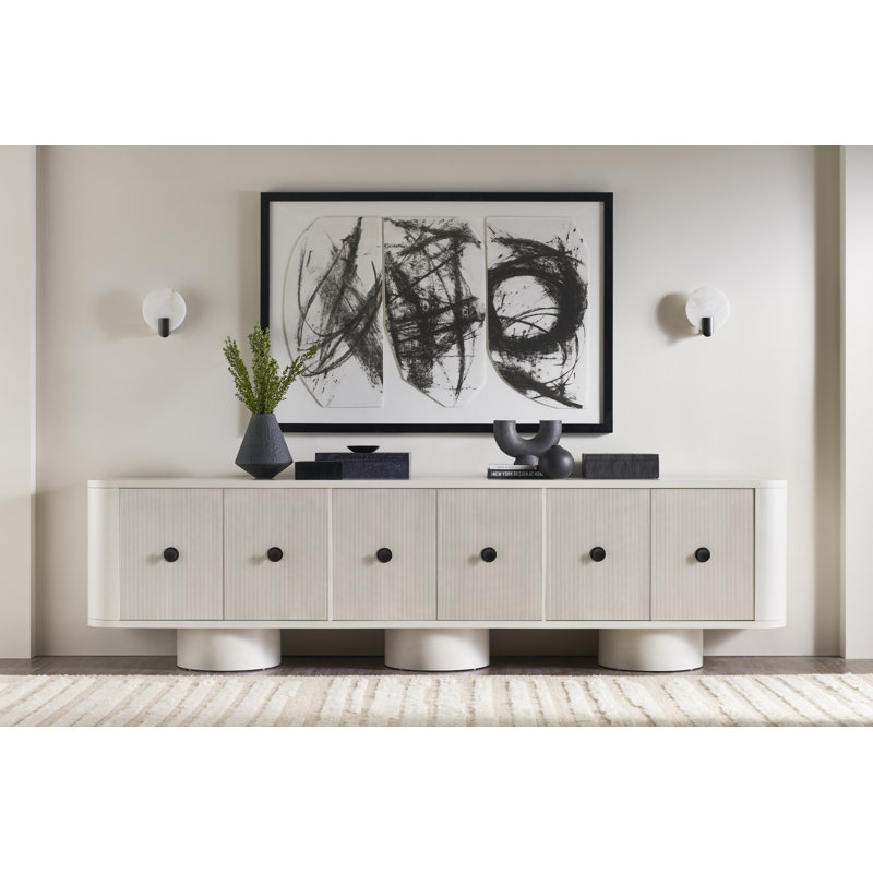 Pierson Solid Wood TV Stand, Dove Gray