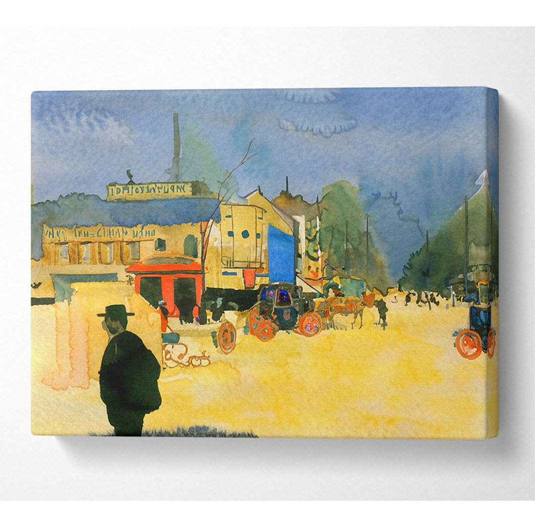 Felix Vallotton Der Place Clichy in Paris - Kunstdrucke auf Leinwand