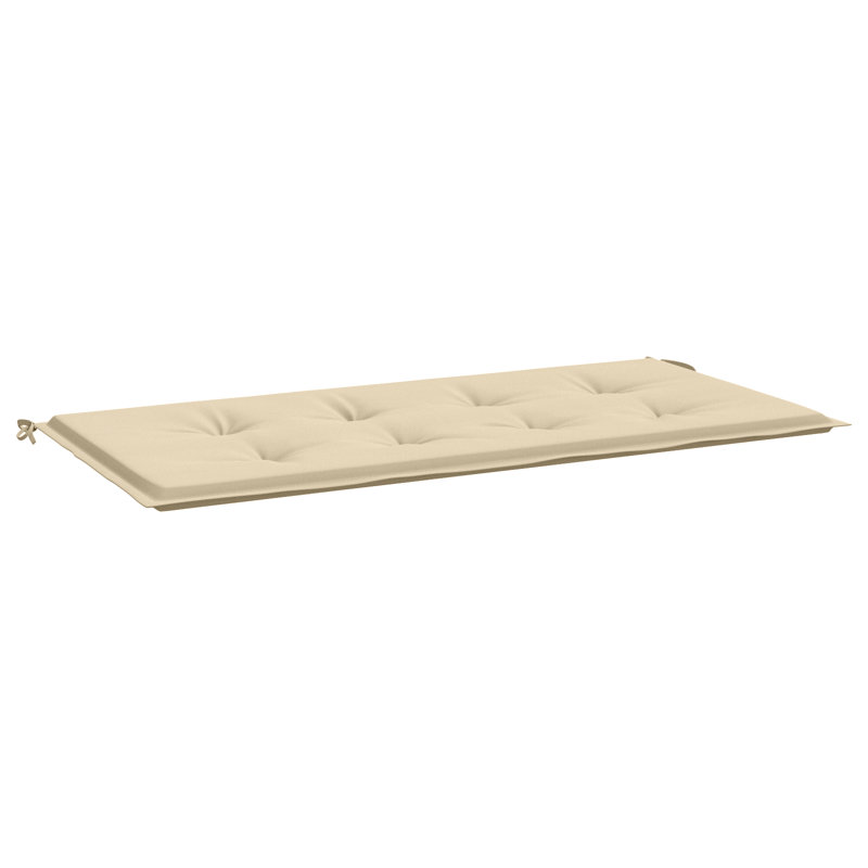 Outdoor Seat Cushion, 1.2" H x 47.2" W x 19.7" D, Beige